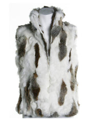 Rabbit Fur Vest Natural