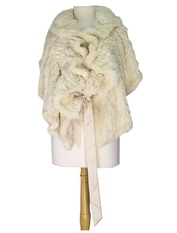 Rabbit Fur Shawl