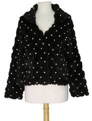 Sparkling Rabbit Fur Coat