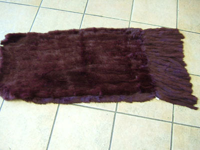 Rabbit Fur Shawl