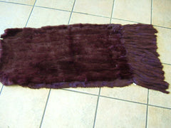 Rabbit Fur Shawl